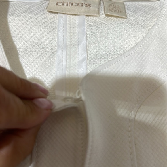 CHICOS white jacket - Picture 6 of 8